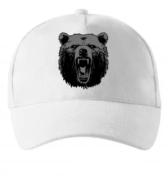 Кепка Ведмідь розлючений Белый фото