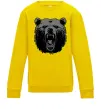 Детский Свитшот Ведмідь розлючений Солнечно желтый фото