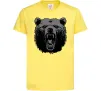 Детская футболка Ведмідь розлючений Лимонный фото