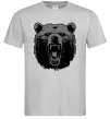 Мужская футболка Ведмідь розлючений Серый Мужская футболка Ведмідь розлючений Серый фото