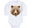 Детский боди Ведмідь фото Белый фото
