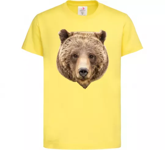 Детская футболка Ведмідь фото Лимонный фото