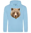 Жіноча толстовка (худі) Ведмідь фото Блакитний фото