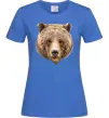 Жіноча футболка Ведмідь фото Яскраво-синій фото