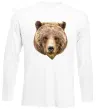 Лонгслив Ведмідь фото Белый фото
