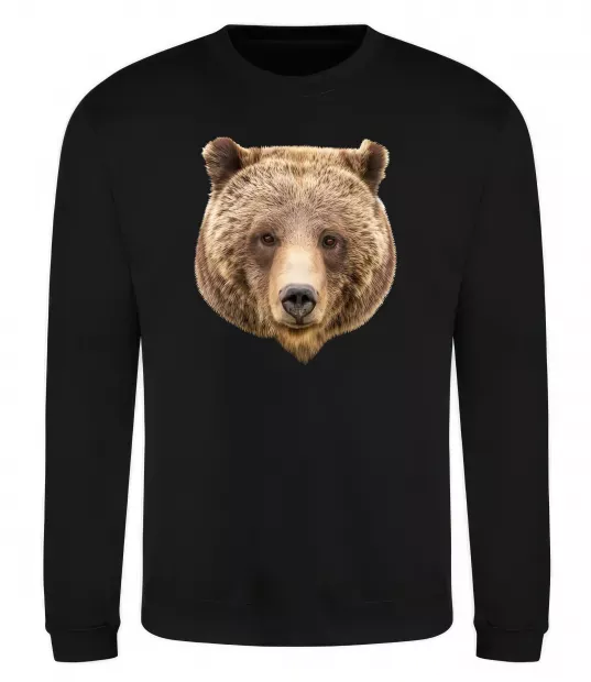 Свитшот Ведмідь фото Черный фото