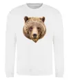 Свитшот Ведмідь фото Белый фото
