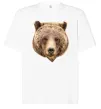 Футболка Оверсайз Ведмідь фото Белый фото
