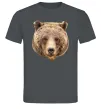Мужская футболка Ведмідь фото Графит Мужская футболка Ведмідь фото Графит фото