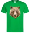 Мужская футболка Ведмідь фото Зеленый Мужская футболка Ведмідь фото Зеленый фото