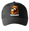 Кепка Bear and beer Черный фото
