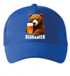 Кепка Bear and beer Ярко-синий фото