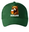 Кепка Bear and beer Темно-зеленый фото