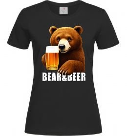 Жіноча футболка Bear and beer