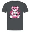 Мужская футболка Bear pink Графит фото