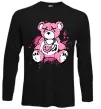 Лонгслів Bear pink Чорний фото