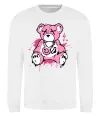 Свитшот Bear pink Белый фото