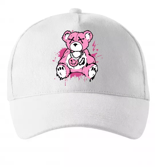 Кепка Bear pink Белый фото