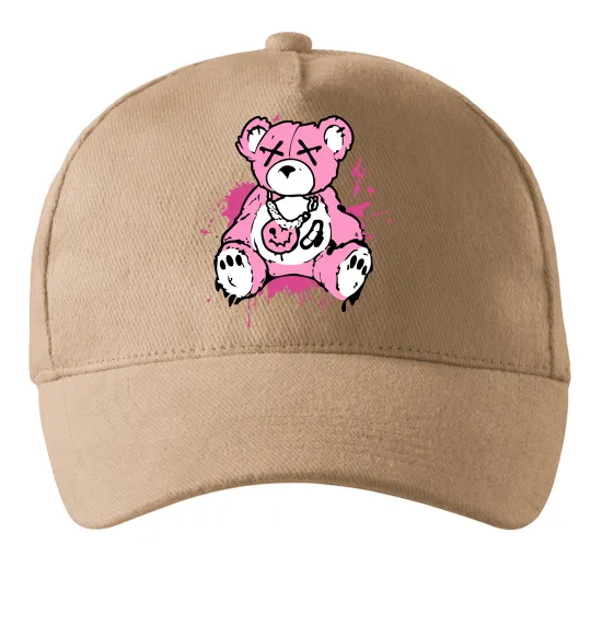 Кепка Bear pink Пісочний фото