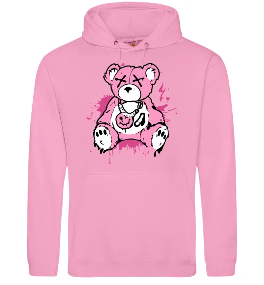 Чоловіча толстовка (худі) Bear pink Рожевий фото