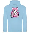 Жіноча толстовка (худі) Bear pink Блакитний фото