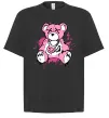 Футболка Оверсайз Bear pink Черный фото