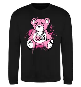 Свитшот Bear pink Черный фото