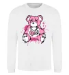 Світшот Bear pink Білий фото