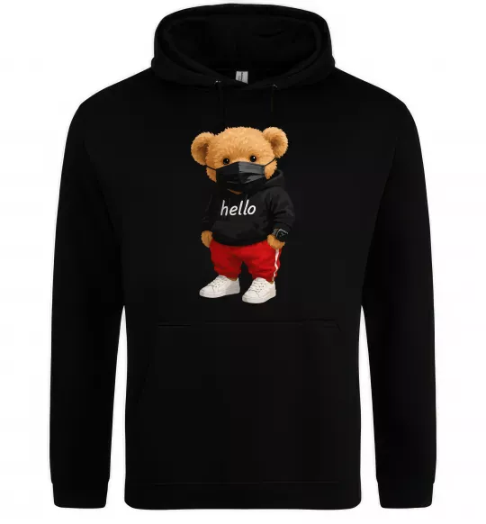 Мужская толстовка (худи) Bear swag Черный фото
