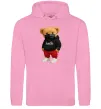 Женская толстовка (худи) Bear swag Розовый фото
