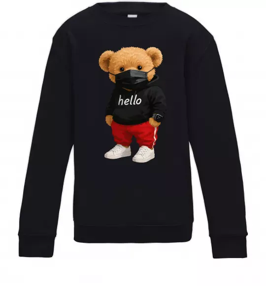 Дитячий світшот Bear swag Чорний фото