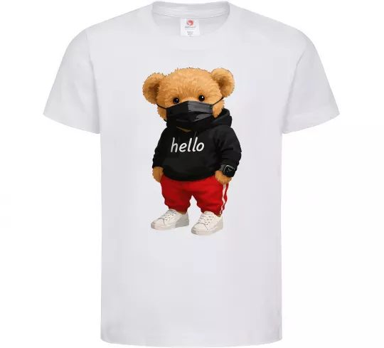 Дитяча футболка Bear swag Білий фото