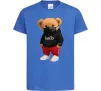 Дитяча футболка Bear swag Яскраво-синій фото
