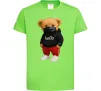 Дитяча футболка Bear swag Лаймовий фото