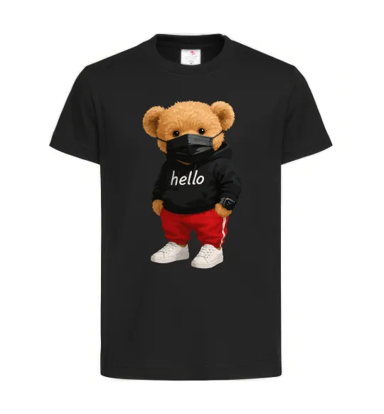 Дитяча футболка Bear swag Чорний фото
