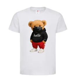 Дитяча футболка Bear swag Білий фото