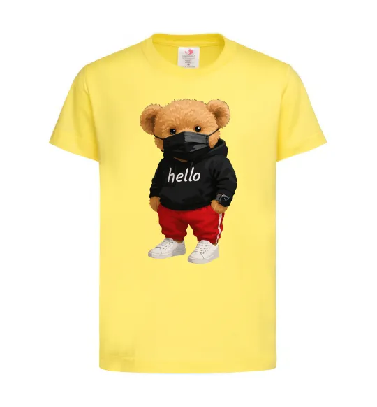 Дитяча футболка Bear swag Лимонний фото