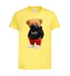 Дитяча футболка Bear swag Лимонний фото