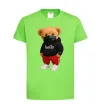 Дитяча футболка Bear swag Лаймовий фото