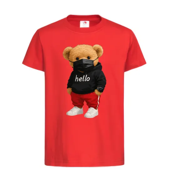 Дитяча футболка Bear swag Червоний фото
