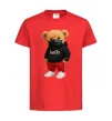 Дитяча футболка Bear swag Червоний фото