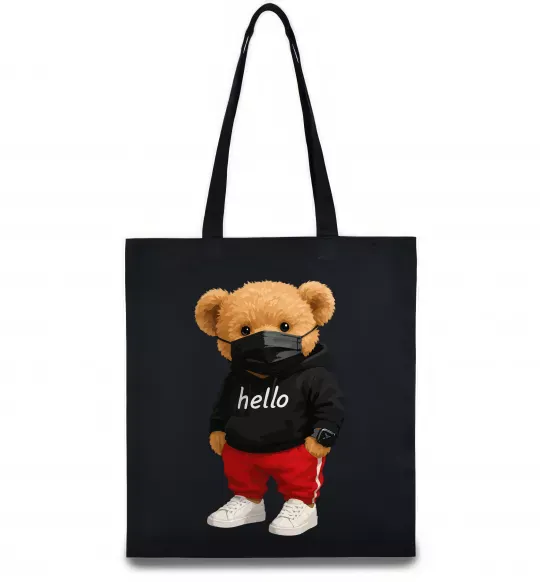 Эко-сумка Bear swag Черный фото