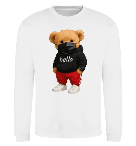 Світшот Bear swag Білий фото