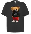 Футболка Оверсайз Bear swag Черный фото