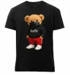 Мужская премиум футболка Bear swag Черный Мужская премиум футболка Bear swag Черный фото