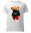 Мужская премиум футболка Bear swag Белый Мужская премиум футболка Bear swag Белый фото