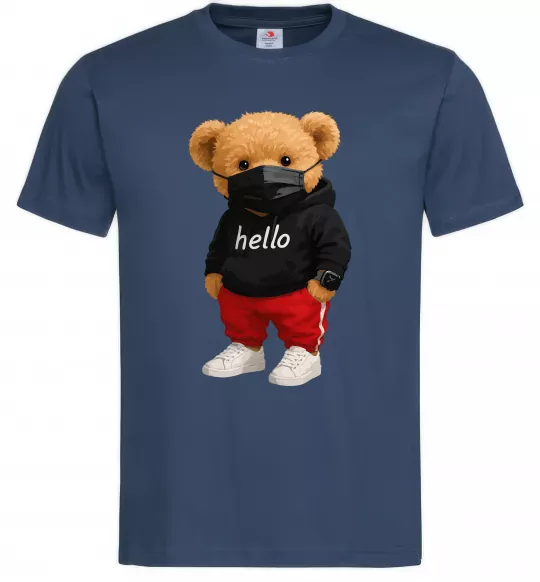 Мужская футболка Bear swag Темно-синий фото