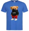 Мужская футболка Bear swag Ярко-синий Мужская футболка Bear swag Ярко-синий фото