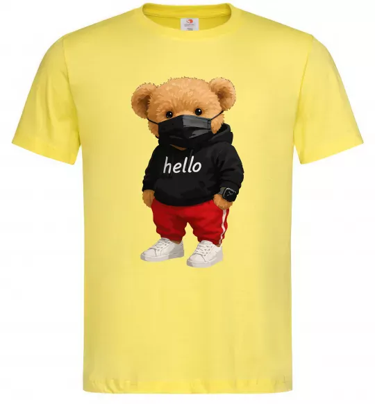 Мужская футболка Bear swag Лимонный фото