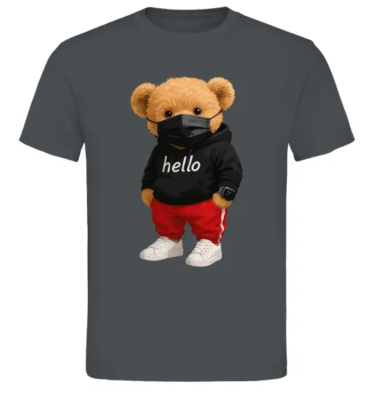 Мужская футболка Bear swag Графит фото